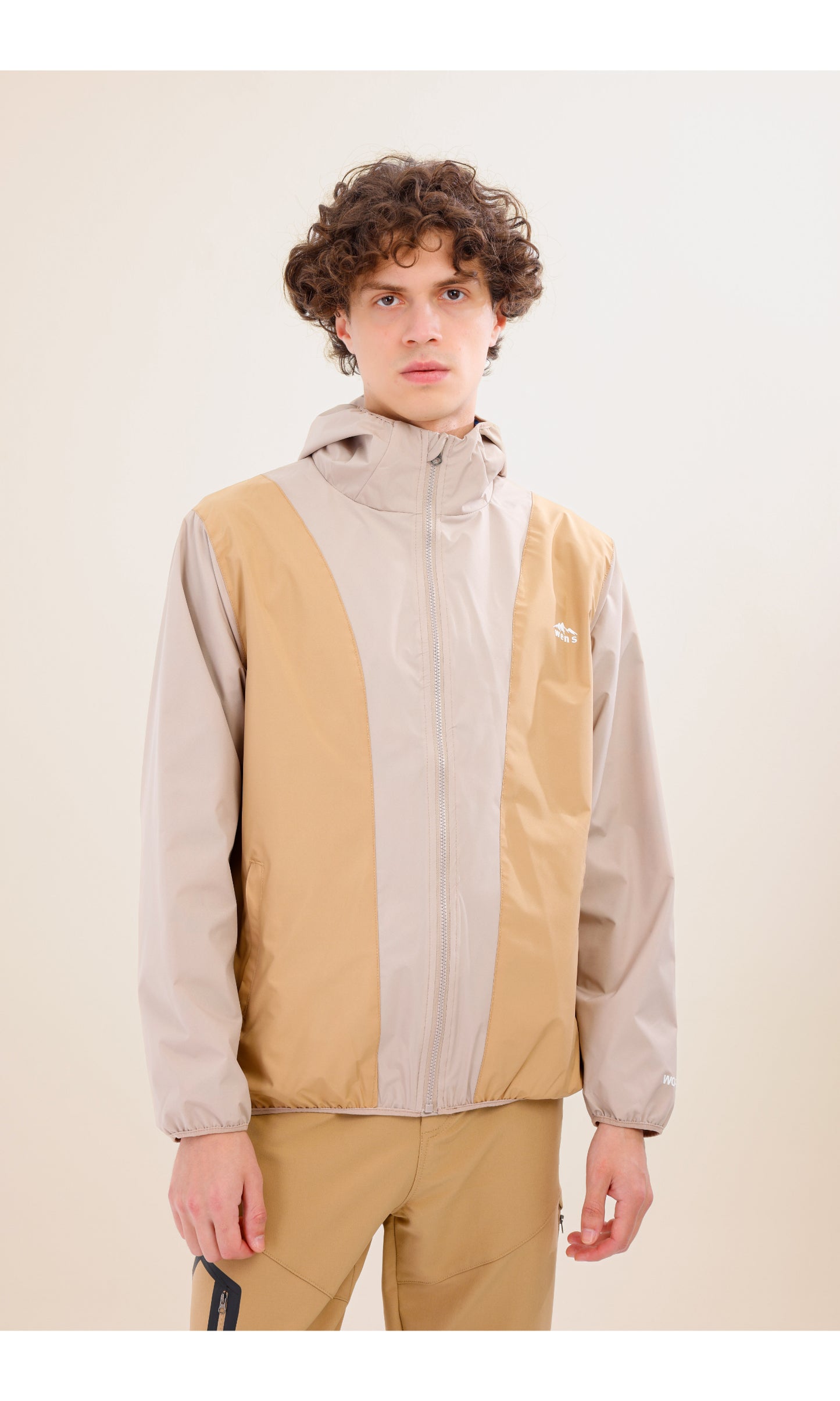 Rain Flex Ultralight Waterproof Raincoat – Beige/Cream (Sand Dunes), Convertible Design