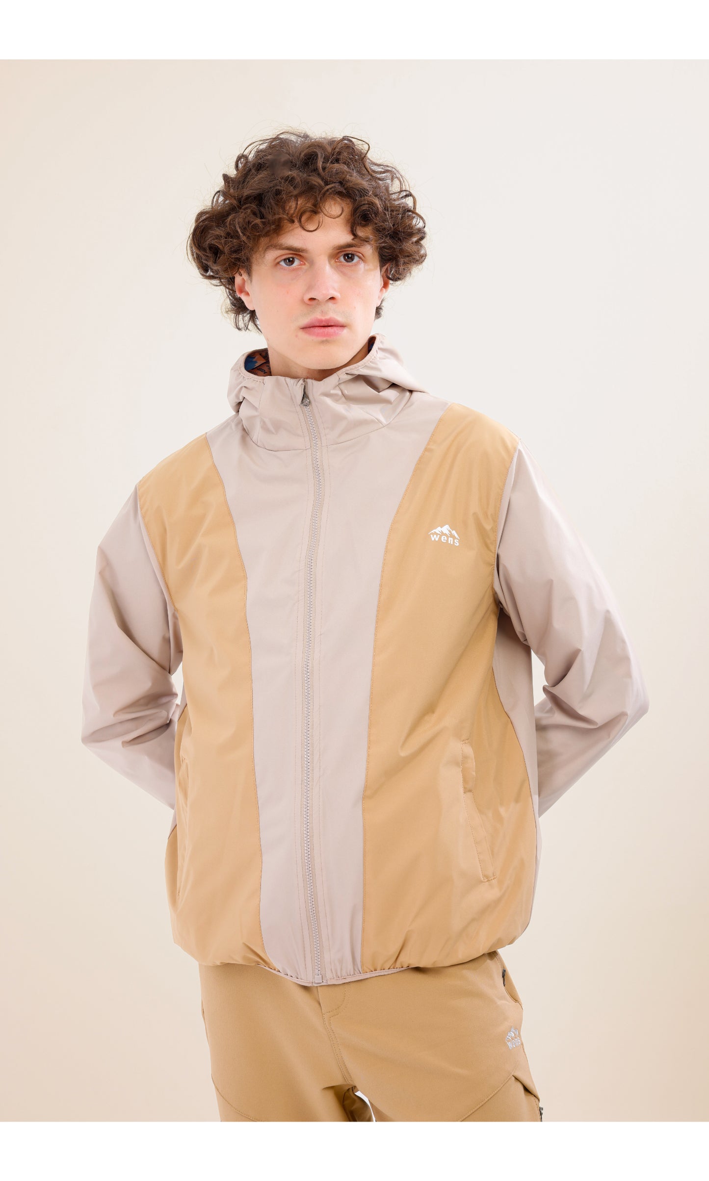 Rain Flex Ultralight Waterproof Raincoat – Beige/Cream (Sand Dunes), Convertible Design