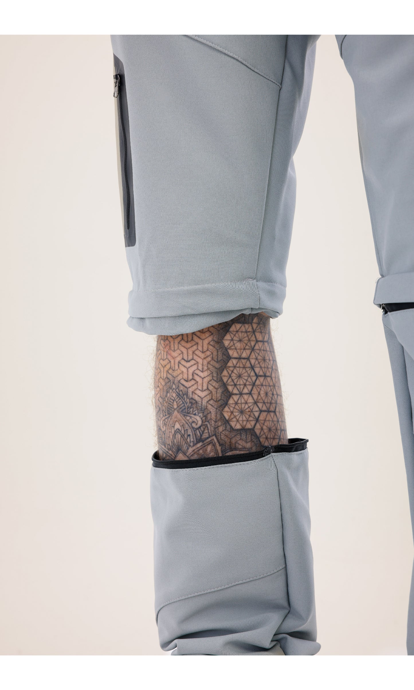 TwinJourney Gray Outdoor Pants: Pants That Turn Into All-Season Shorts