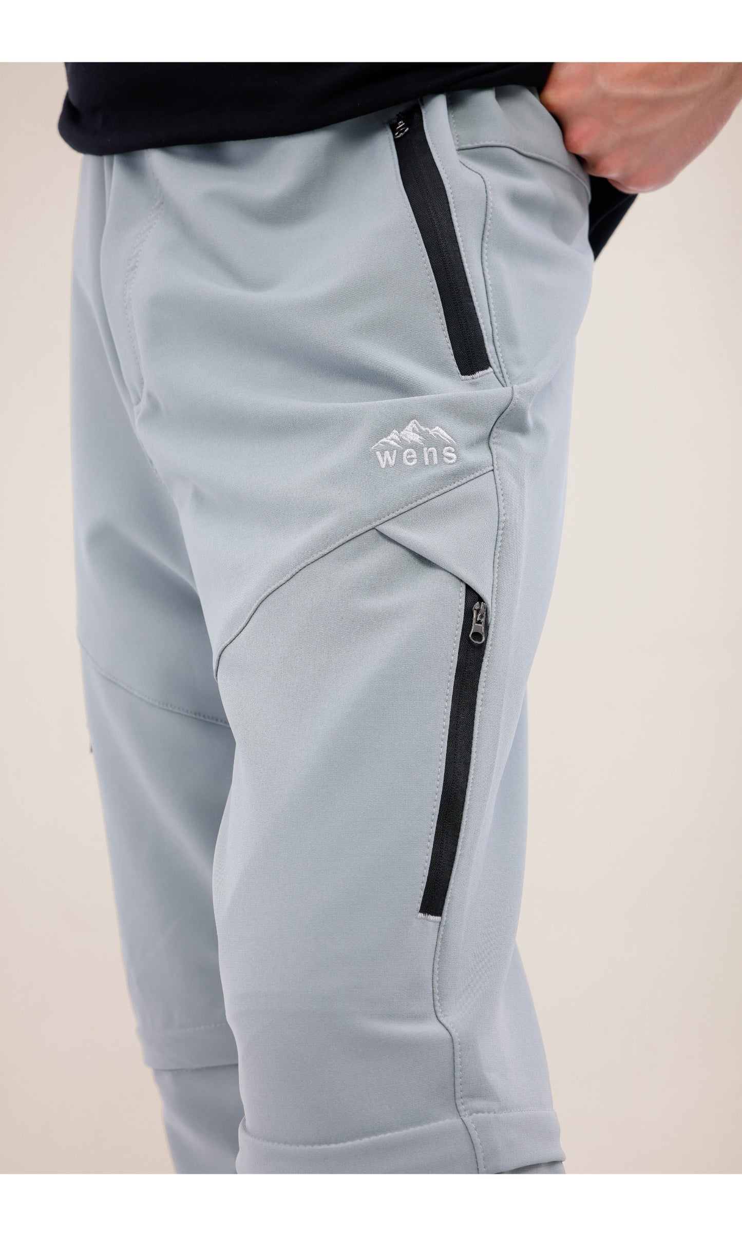 TwinJourney Gray Outdoor Pants: Pants That Turn Into All-Season Shorts