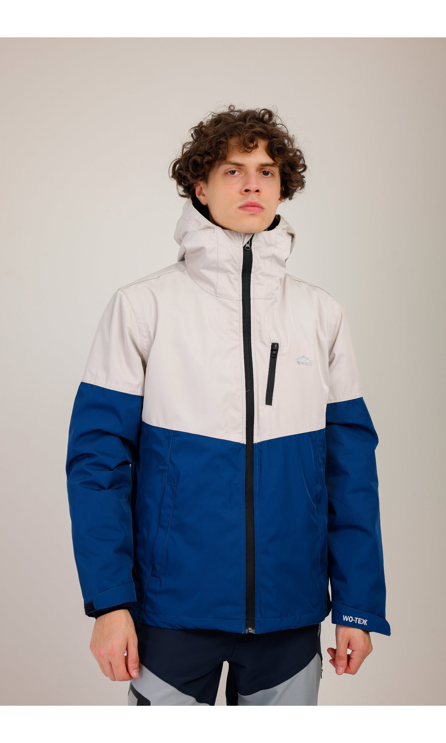 Su Gecirmez Mont | Rüzgar geçirmez| 3İN1 Polarlı Triflex Model, Outdoor Mont | Indigo & Kum Rengi