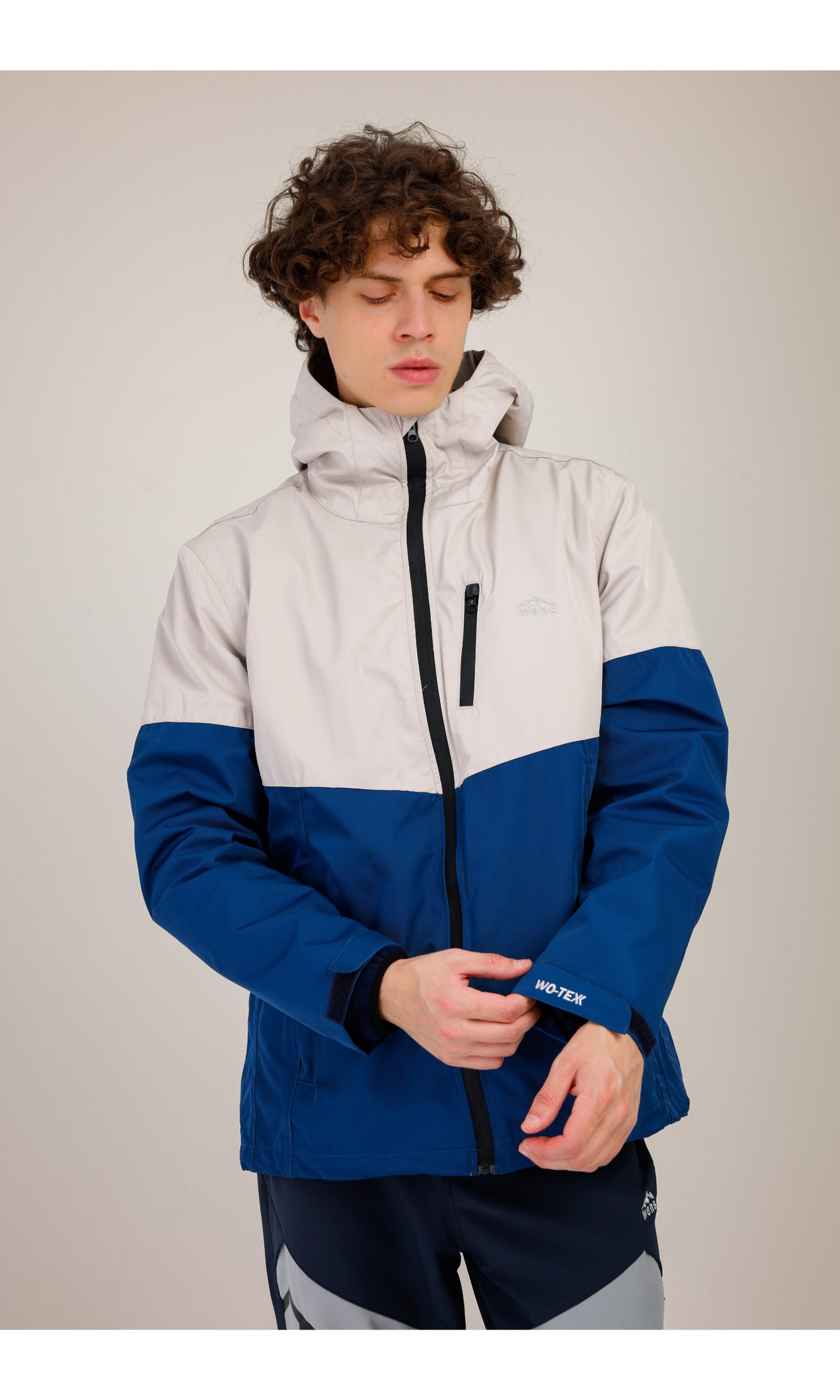 Su Gecirmez Mont | Rüzgar geçirmez| 3İN1 Polarlı Triflex Model, Outdoor Mont | Indigo & Kum Rengi