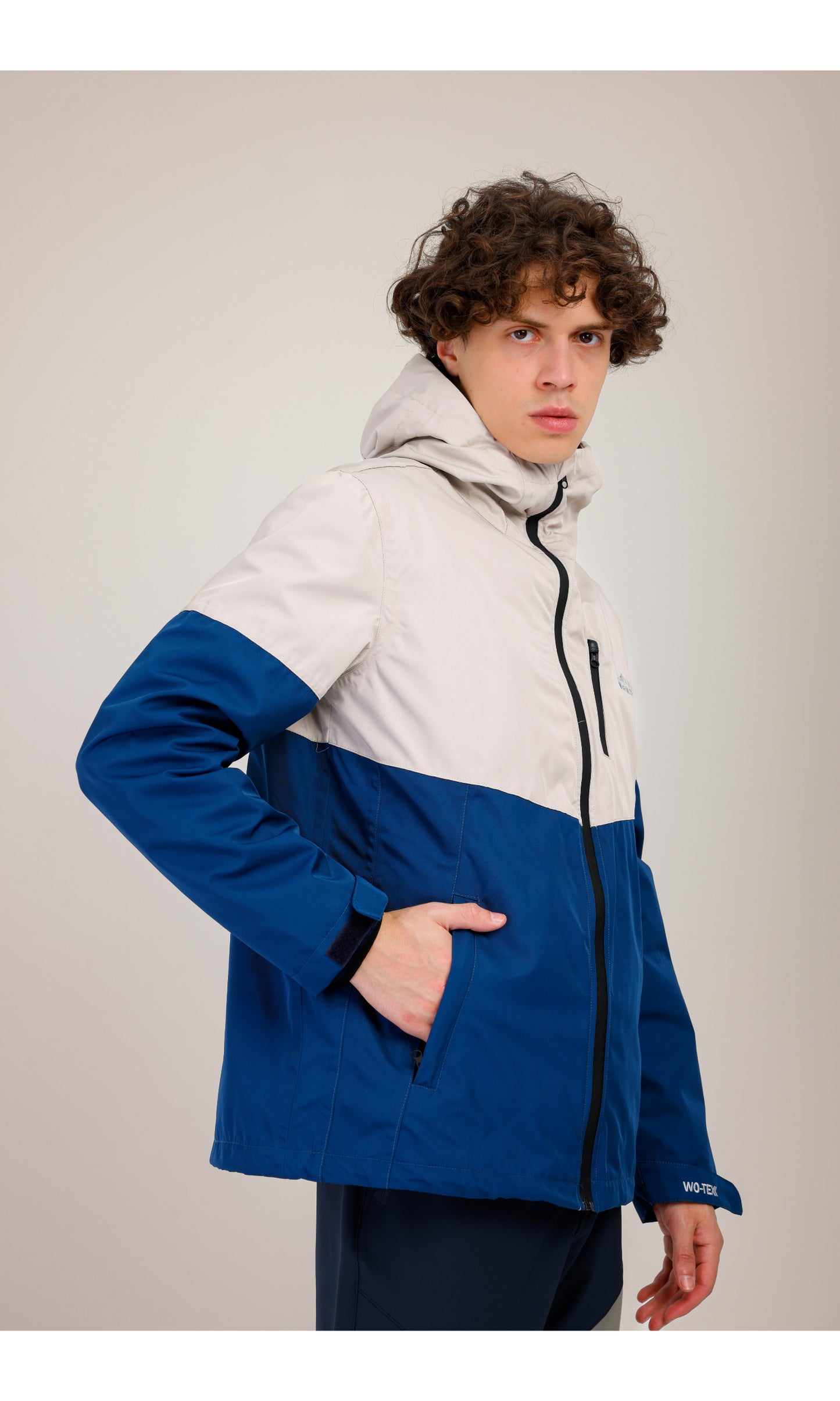 Su Gecirmez Mont | Rüzgar geçirmez| 3İN1 Polarlı Triflex Model, Outdoor Mont | Indigo & Kum Rengi