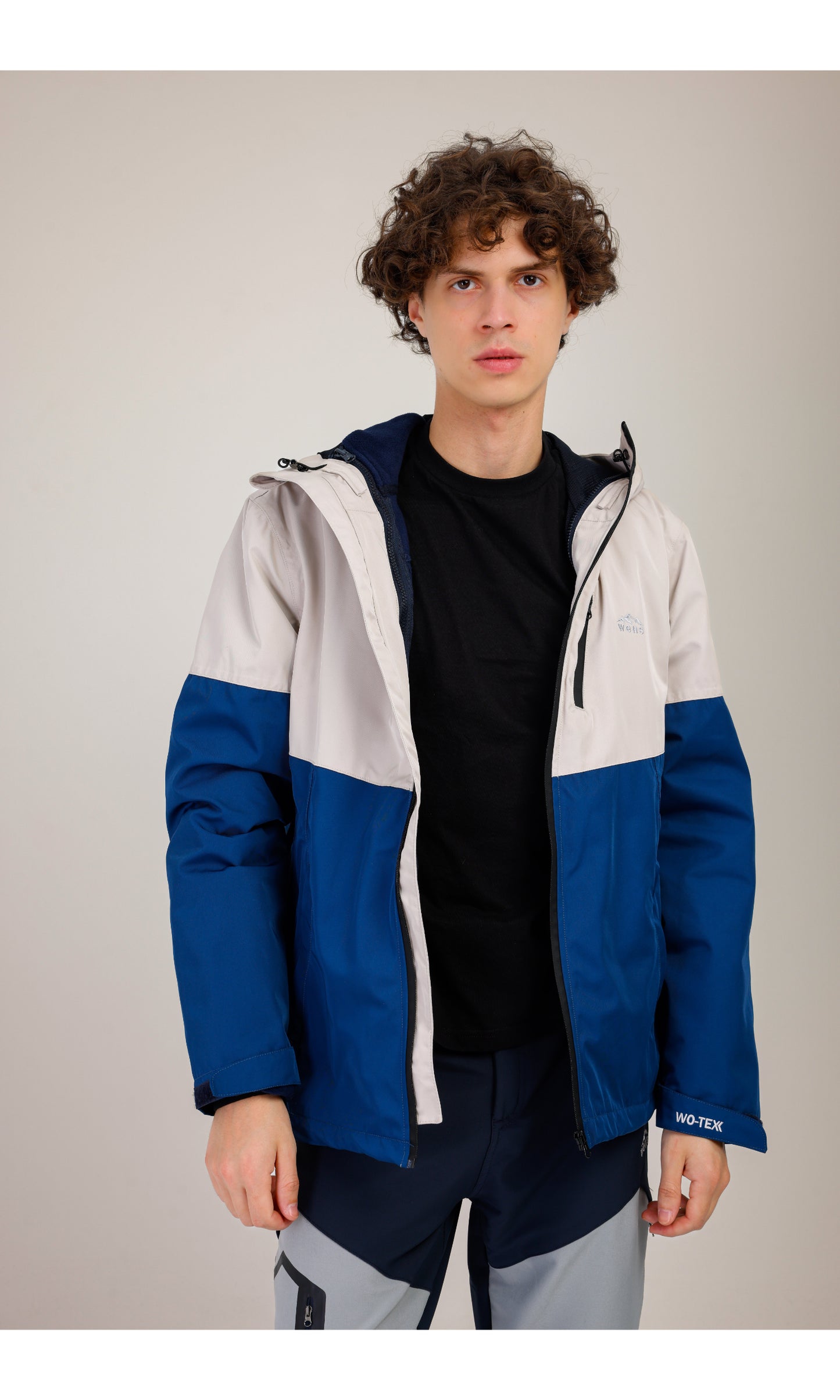 Su Gecirmez Mont | Rüzgar geçirmez| 3İN1 Polarlı Triflex Model, Outdoor Mont | Indigo & Kum Rengi