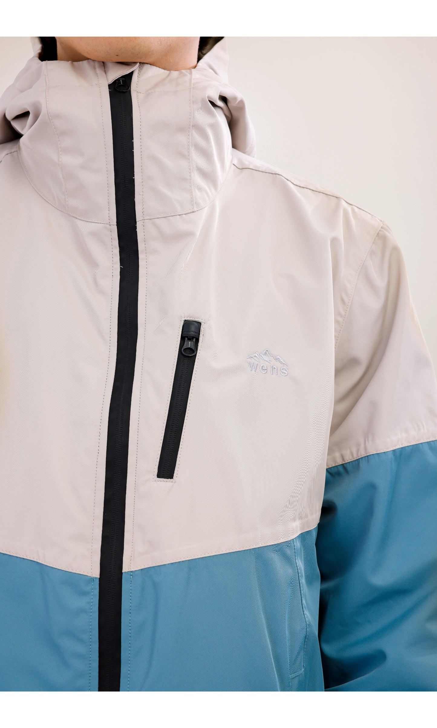 Waterproof Jacket | Windproof | 3-in-1 Polar Fleece Triflex Model, Outdoor Jacket | Mint & Sand Color