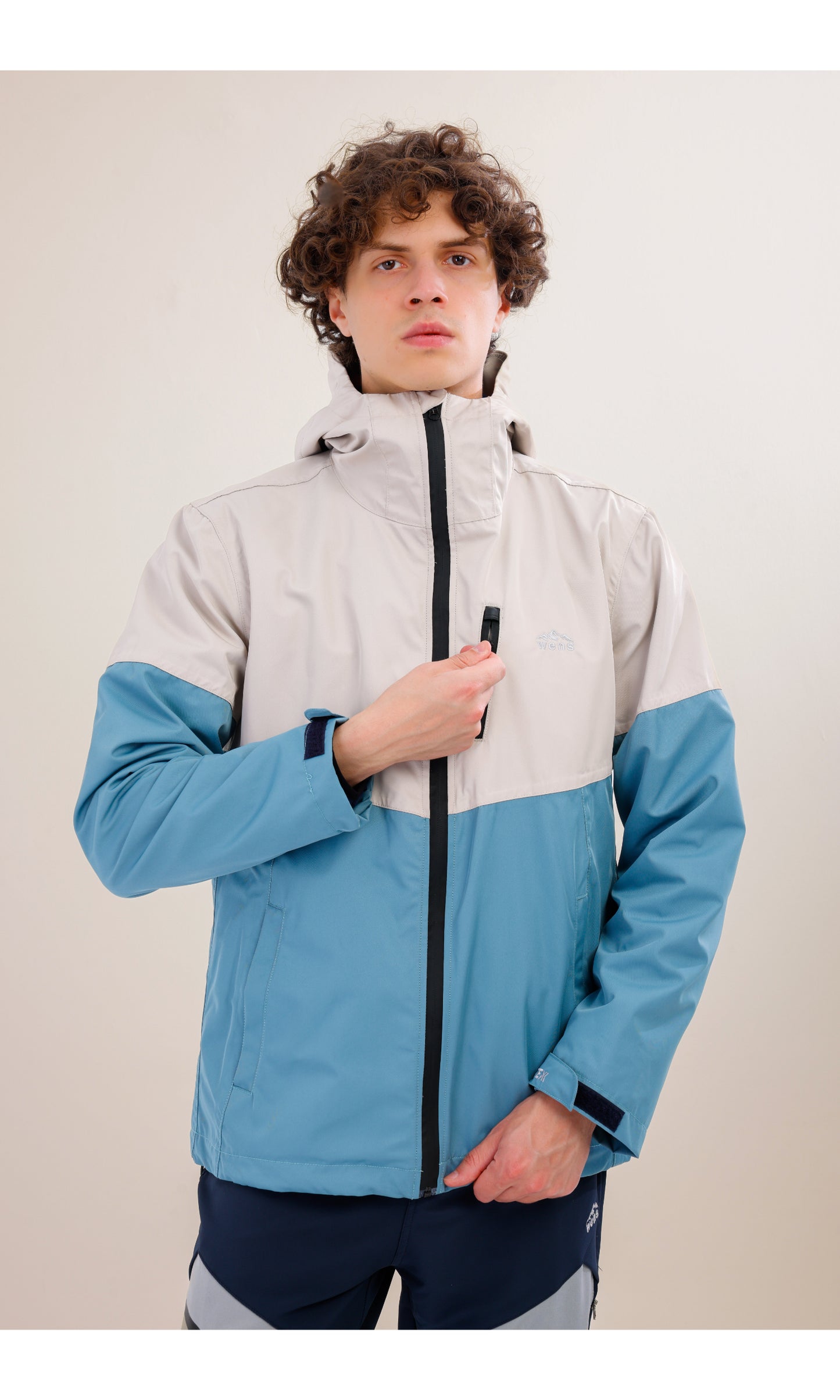 Waterproof Jacket | Windproof | 3-in-1 Polar Fleece Triflex Model, Outdoor Jacket | Mint & Sand Color