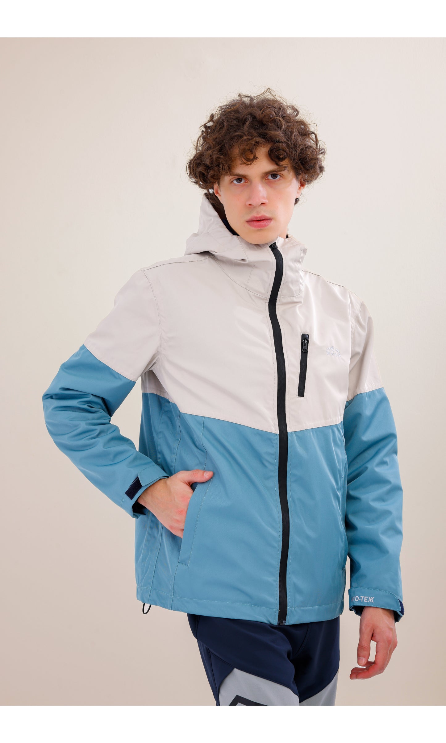 Waterproof Jacket | Windproof | 3-in-1 Polar Fleece Triflex Model, Outdoor Jacket | Mint & Sand Color
