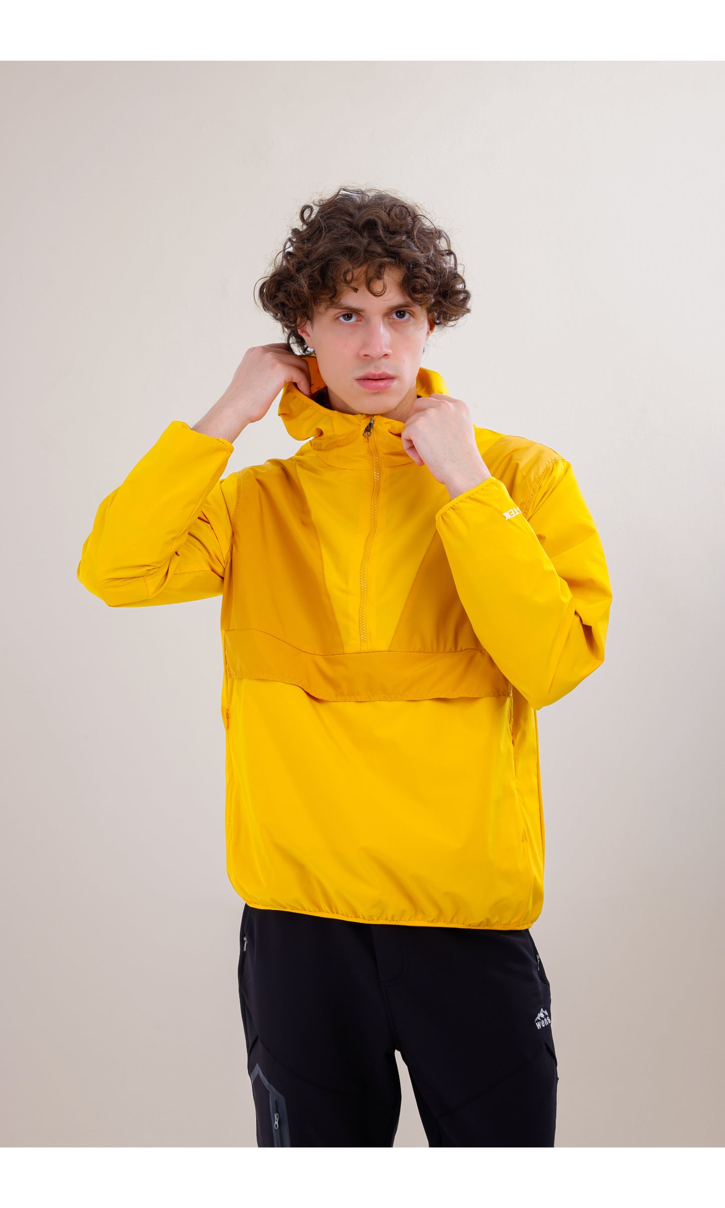 Flow Flex Ultralight Waterproof Hoodie – Yellow/Mustard (Daylight Duo), Design That Turns Into a Bag