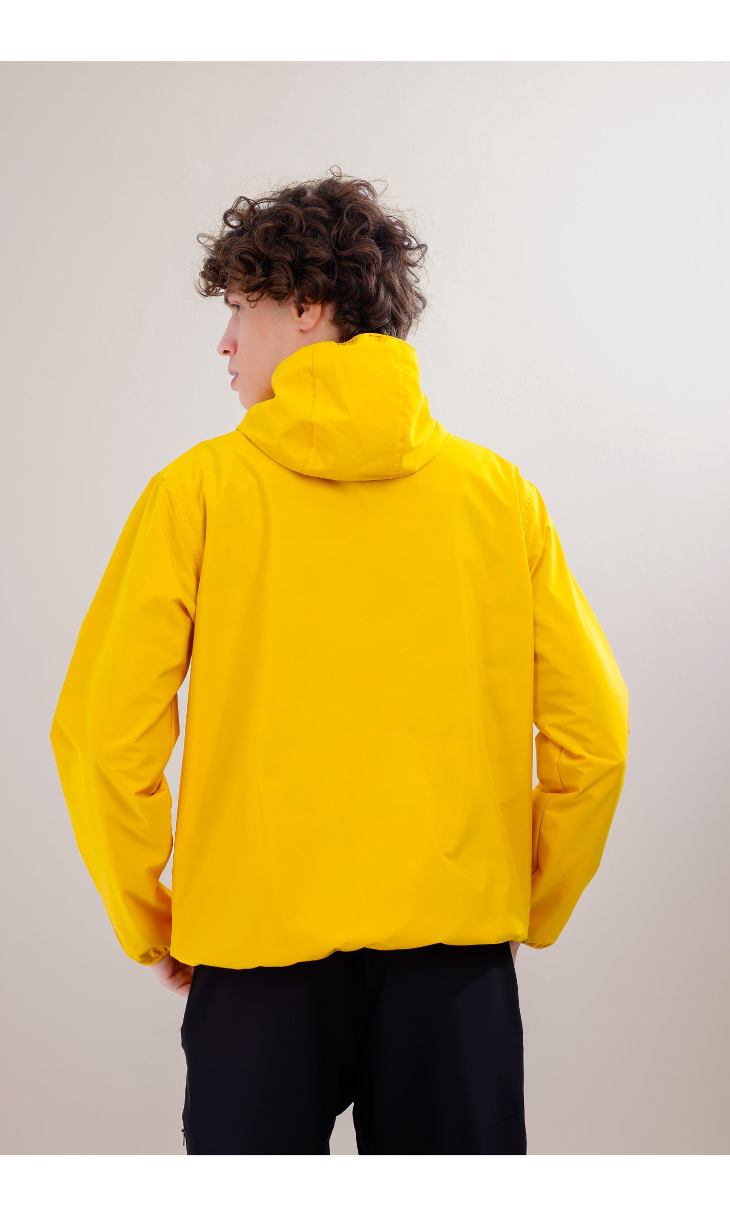 Flow Flex Ultralight Waterproof Hoodie – Yellow/Mustard (Daylight Duo), Design That Turns Into a Bag