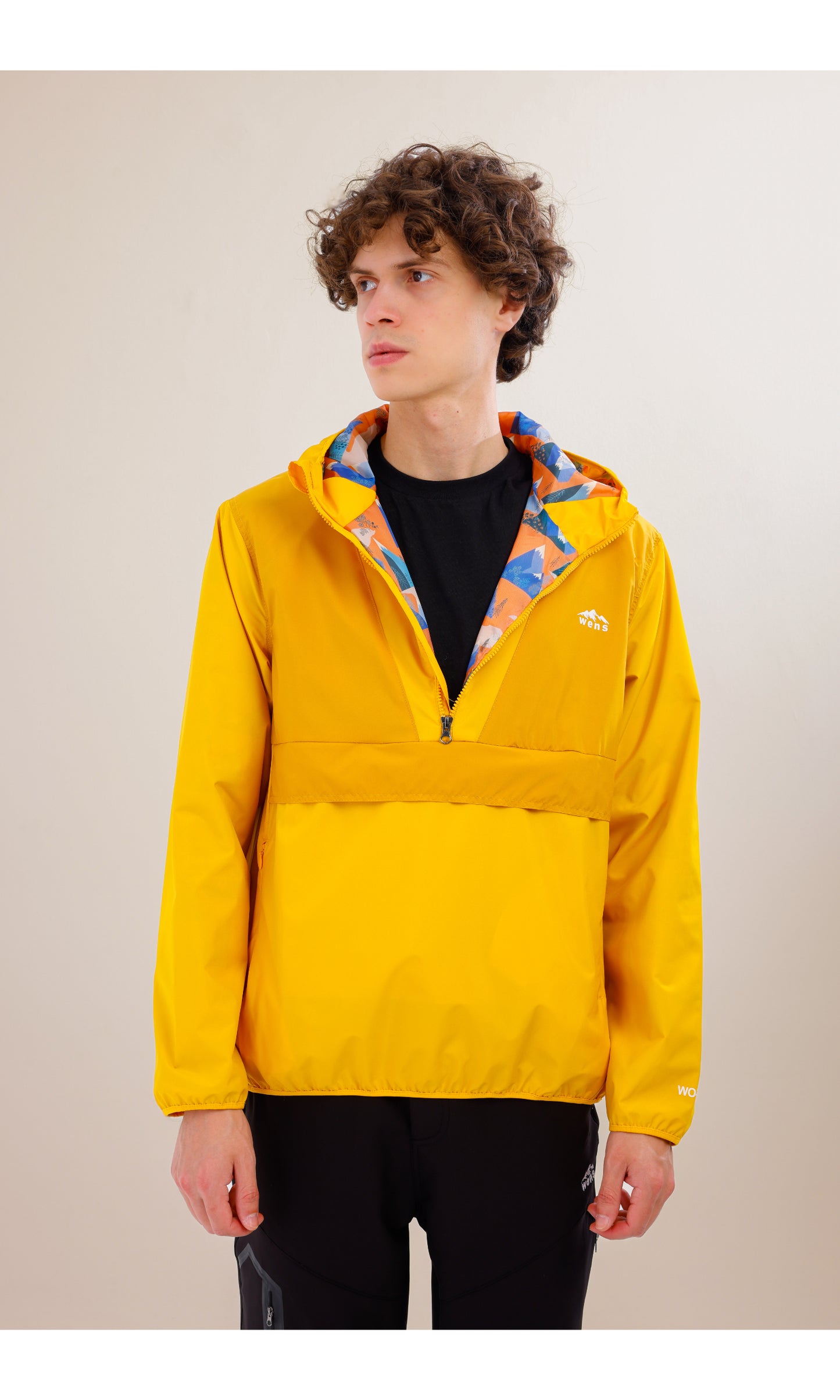 Flow Flex Ultralight Waterproof Hoodie – Yellow/Mustard (Daylight Duo), Design That Turns Into a Bag