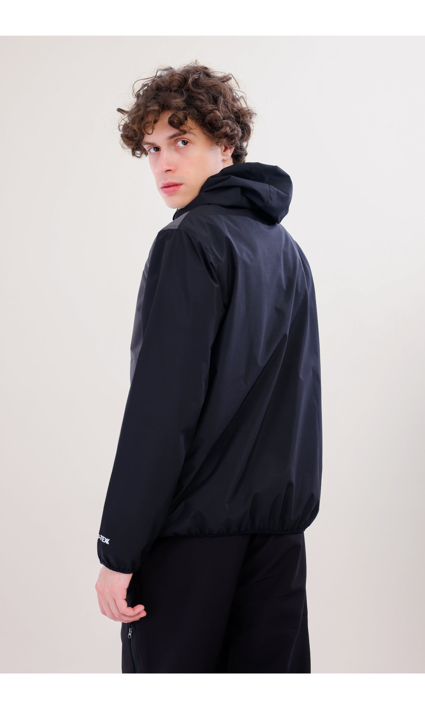 Flow Flex Ultralight Waterproof Hoodie – Black/Grey (Night and Smoke), Convertible Design