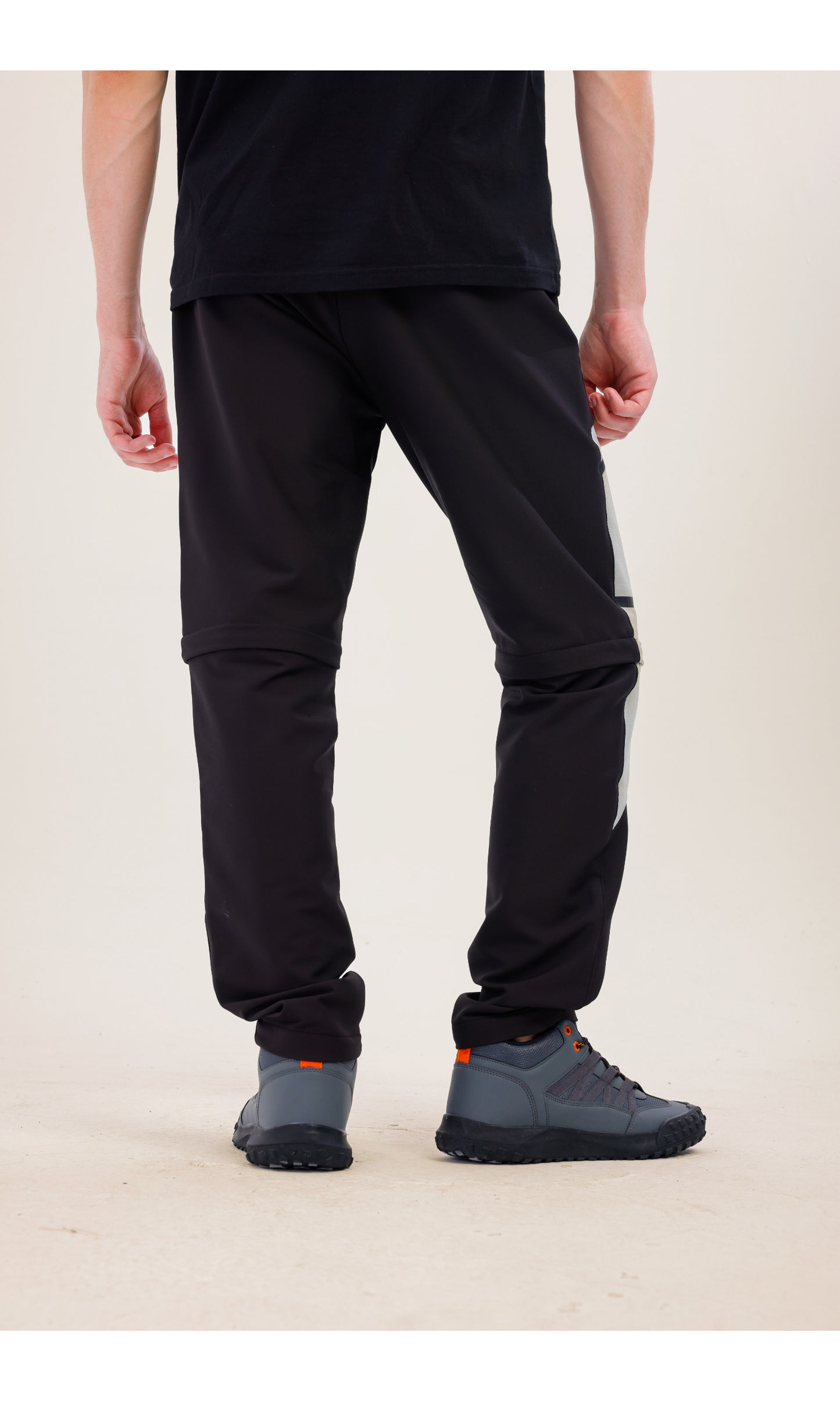 TwinJourney Outdoor Black Gray Pants: All-Season, Pants That Convert into Shorts