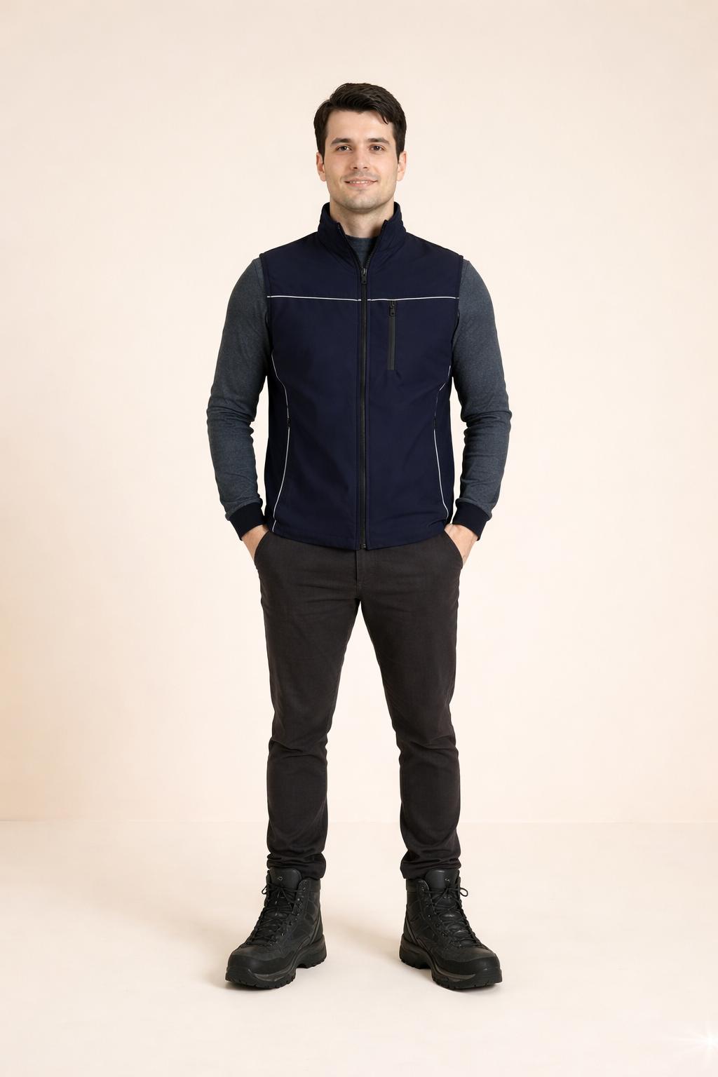 3’ü 1 Arada Softshell Kaban & Çıkarılabilir Yelek – Su Geçirmez, Nefes Alabilir, Çok Fonksiyonlu Softshell Kaban