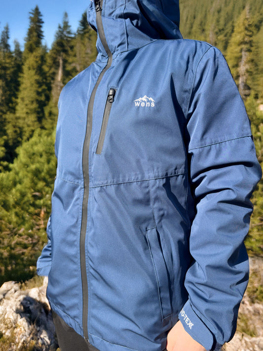 Indigo Blue Triflex 3-in-1 Jacket – Complete Protection Against Water, Wind and Cold Weather, with Removable OptiWarm Fleece.