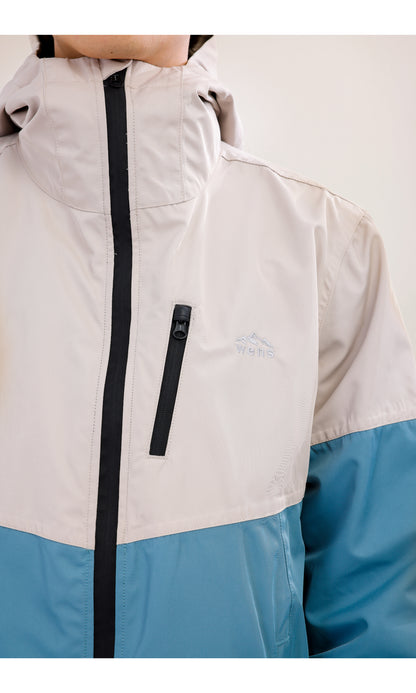 Su Gecirmez Mont | Rüzgar geçirmez| 3İN1 Polarlı Triflex Model, Outdoor Mont | Mint & Kum Rengi